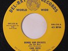 CARL RUTH & HARMONY BOYS: Bombs And Rockets / Keep On Keeping On 45 Bluegrass