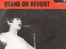 made in france QUAND ON REVIENT/NOUS ON S`AIMERA mireille mathieu JUKE BOX