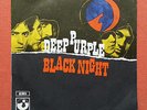 DEEP PURPLE-BLACK NIGHT RARE ITALY 7'' PS 1970 UNIQUE COVER EX+/ EX