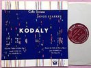 JANOS STARKER, EIDUS & HERZ   Kodaly Cello   ORIG Period SPL 720 US-1950s LP VG+
