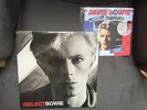 David Bowie vinyl LP iSelect (V&A Red Vinyl French DB1 SLP1) + 7'' Heroes (Blue)