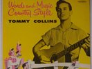 TOMMY COLLINS: Words and Music COUNTRY Style CAPITOL Mono ORIG Vinyl LP