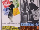 TRAFFIC: Here We Go Round The Mulberry Bush / Coloured Rain 45 (Italy, PS close