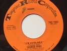 Northern Soul 45 RARE George Byrd Tangerine Lbl. I'm Available
