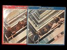2 DISQUES DOUBLE BEATLES LE BLEU ET LE ROUGE APPLE VINYL 33 TOURS