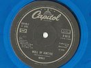 BEATLES McCARTNEY WINGS ISRAELI BLUE COLOR VINYL PS 7