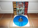 RARE GUNS N ROSES appetite for destruction blue color vinyl bleu censored lp Re