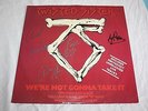 Twisted Sister SIGNED We're Not Gonna Take it (Atlantic) 