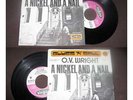O.V.Wright - A Nickel And A Nail Rare French PS Blues Funk 1971