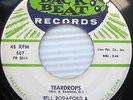 BILL BODAFORD & ROCKETS Teardrops B/W Little Girl ORIGINAL ROCKABILLY 45 w2126