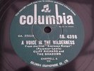 CLIFF RICHARD A VOICE IN THE WILDERNESS 78 RPM RECORD
