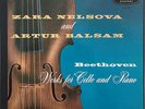ZARA NELSOVA:Beethoven Cello & Piano Works:London LLA 52:NM/NM-