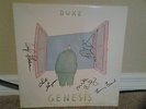 GENESIS   DUKE  VERY RARE FULLY HAND SIGNED AUTOGRAPHED LP SLEEVE AUTHENTIC