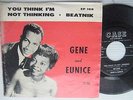 GENE and EUNICE Hully Gully / Poco Loco 4 song 45 ep RARE Picture Sleeve w679