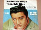 ELVIS PRESLEY 1957 Rare Year Cover 45 rpm Jailhouse rock Black label 1960's