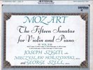 Vanguard SRV 262 SZIGETI violin Mozart Sonatas V2 HORSZOWSKI & SZELL piano