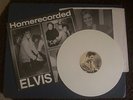 ELVIS PRESLEY LP  HOMERECORDED  TO300  WHITE VINYL PICTURE SLEEVE / INNER SLEEVE