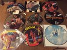 9 PICTURE VINYL DISC LOT FREDDIE MERCURY, ALICE COOPER, GARY MOORE