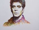 Velvet Underground, Lou Reed Original Sketch, Signed By Artist, Punk, Psych