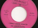 RARE Northern Soul - CONSTELLATIONS - I didn't know how to - US GEMINI STAR EX