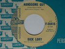 1962 Teen Rock 45 DICK LORY Handsome Guy / s/t  LIBERTY 55415 promo PJ PROBY M-