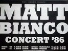 MATT BIANCO - 1986 - Tourplakat - In Concert - Tourposter