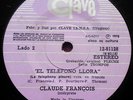 CLAUDE FRANCOIS El teléfono llora URUGUAY 7