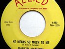 MARILYN MATTSON 45 He Means So Much To / You Cheated TEEN Mod Beat GARAGE w3580