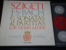 Szigeti Bach Sonatas & Partitas for Solo Violin Ed1 US Vanguard Plum 3LP NM