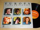 EUROPA CANTA EN ESPAÑOL Julio Iglesias Raffaella Carra Tozzi PROMO LP free ship