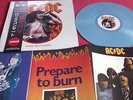AC/DC - PARIS IN FLAMES - RARE LIVE PARIS AFT. SHOW 1979 BLUE WAX+ OBI+PROGRAMME