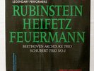 RUBINSTEIN HEIFETZ FEUERMANN - BEETHOVEN & SCHUBERT trios RCA LP STILL SEALED