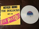 SEX PISTOLS - NEVER MIND THE BOLLOCKS VINYL LP WHITE MARBLED VINYL PUNK LP