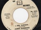 JAMES FLEMMING I Feel Alright RARE VIRGINIA GOSPEL FUNK 45 VIV HEAR