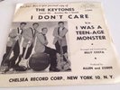 The Keytones I Was A Teenage Monster 45 With Picture Sleeve