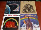 SET OF 4 RITCHIE BLACKMORE RAINBOW VINYL LP'S EXCELLENT