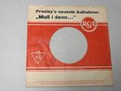 ELVIS PRESLEY  RCA  VINTAGE ORIGINAL   RECORD COMPANY SLEEVE   7