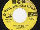 CECIL CAMPBELL Rock & Roll Fever ROCKABILLY 45 RAB MGM HEAR