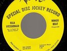 CLASSIC POPCORN 45 ELLA FITZGERALD RINGO BEAT VERVE PROMO NEAR MINT HEAR
