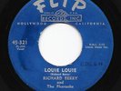 Mod R&B Rocker 45 RICHARD BERRY & PHAROAHS Louie Louie/You Are My Sunshine HEAR