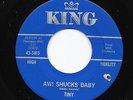 Mod R&B 45 TINY (TOPSY) Aw Shucks Baby/Everbody Needs Some Loving King HEAR