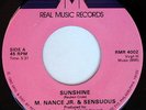 M. NANCE JR. & SENSUOUS: Sunshine / Garden Of Eden 45 rare Soul