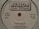 RADIO HEART GARY NUMAN -  IRISH PRESS 45 - RADIO HEART - AVALON LABEL