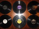 HISTORICAL 6 78 rpm Records Hank Williams Les Baxter Shannon Quartet Santo Jazz