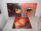 3 Jimi Hendrix Record Albums Bold as Love Band of Gypsys Electric Ladyland Lot