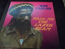 Don Carlos Pass Me The Lazer Beam LP Reggae Enterprize Free Shipping