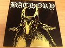BATHORY S/T LP SELF TITLE YELLOW GOAT BLACK MARK + INSERT MAYHEM VENOM IMMORTAL