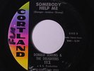 DONALD JENKINS & DELIGHTERS: Somebody Help Me / Adios (my Secret Love) 45 (wol)