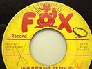 JOHNNY POWERS LONG BLOND HAIR, RED ROSE LIPS FOX LABEL ORIGINAL ROCKABILLY 45