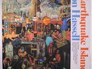 JON HASSELL: Earthquake Island LP (promo label, gatefold cover, punch hole, cou